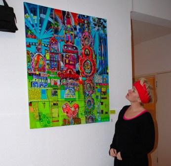 Expositie Babs Ketelaar, gezondheidscentrum "witte pauw"